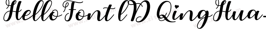 HelloFont lD QingHua字体转换